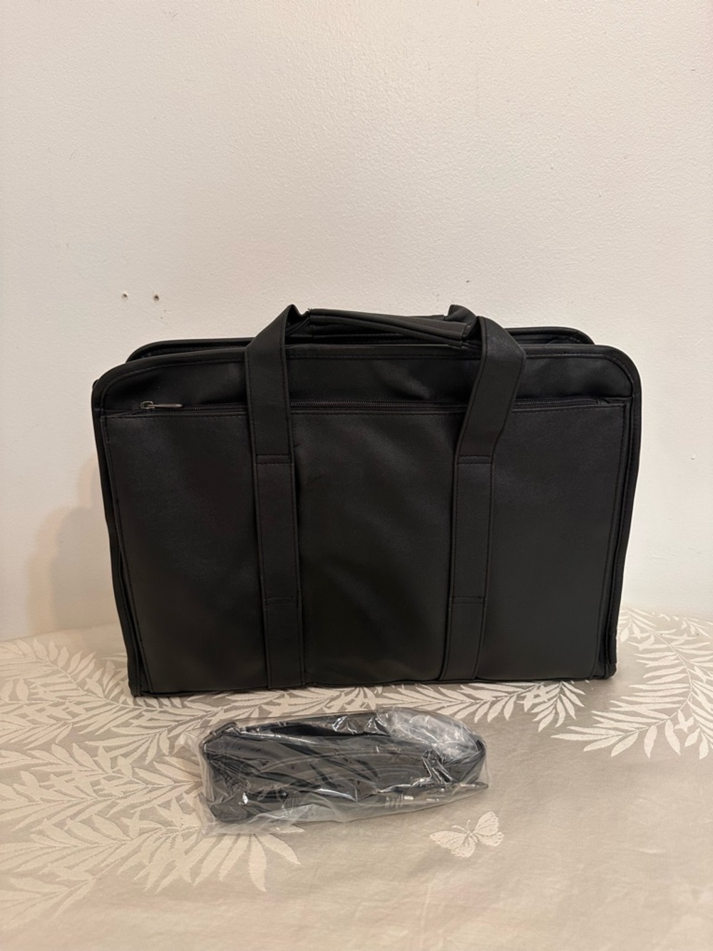 Black Men's Briefcase Bag
